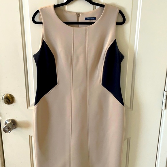Tommy Hilfiger Dresses & Skirts - Tommy Hilfiger Tan & Black Sleeveless Dress NWOT